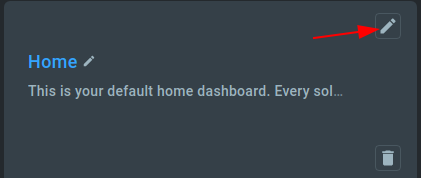 edit home dashboard button